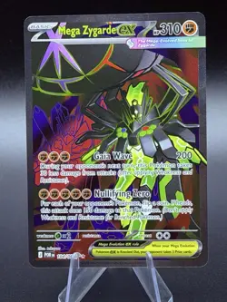 Pokemon TCG Perfect Order Mega Zygarde EX Ultra Rare Full Art 104/088 NM - Image 1