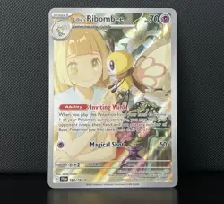 Lillie’s Ribombee 164/159 Journey Together Full Art Pokemon TCG NM - Image 1