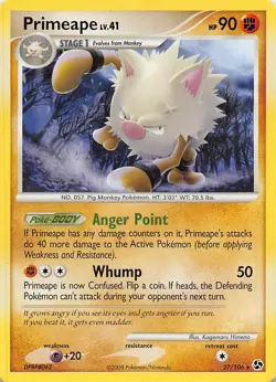 PRIMEAPE 27/106 R GREAT ENCOUNTERS POKEMON HP - Image 1