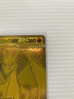 Pokemon Mega Charizard Y ex 294/217 Ascended Heroes Mega Hyper Rare Gold MINT - Image 3