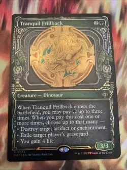 Tranquil Frillback - Foil Showcase MAT MN MTG - Image 1