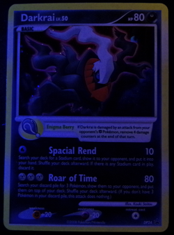 Pokemon Darkrai DP24 Holo Diamond and Pearl Black Star Promo - Image 2