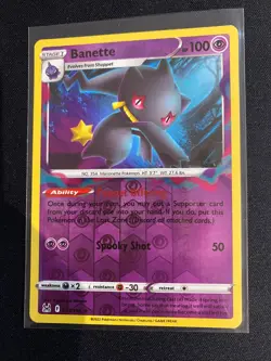 Pokemon TCG - Lost Origin - 073/196 - Banette Reverse Holo - Image 1