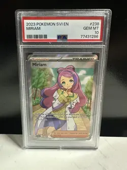 PSA 10 - Trainer Miriam #238 - Scarlet & Violet - 2023 Pokemon - Image 1