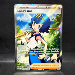 2024 POKEMON TWILIGHT MASQUERADE LANA'S AID 207/167 ULTRA RARE - Image 1