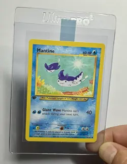 Mantine 74/105 (NM) 1st Edition Common Neo Destiny 2002 WOTC Pokemon - Image 3