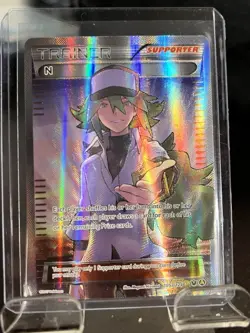 2017 Pokemon N 105a/124 XY Alternate Art Promos Holo Supporter Fates Collide - Image 1