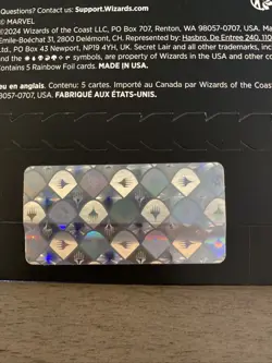 Secret Lair X Marvel Storm Rainbow Foil Edition SLD MTG Sealed New - Image 3