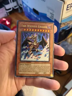 Yugioh The Wicked Eraser JUMP-EN016 Limited Ultra Rare - Image 1
