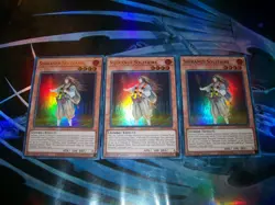 3x Shiranui Solitaire 1st Edition Ultra Rare MAMA-EN054 Yu-Gi-Oh! - Image 1