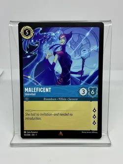 Disney Lorcana First Chapter-Maleficent-uninvited-Non Foil #151/204 - Image 1