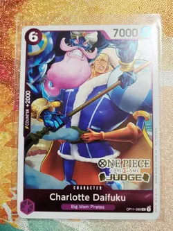 Charlotte Daifuku Foil Stamped Judge Pack Vol. 7 One Piece Promo Card OP11-068 - Image 1