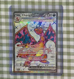 Pokemon TCG SVP Charizard ex EN 056 Tera Holo Pokemon EX Card English - Image 1