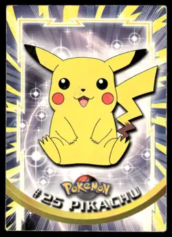 Pokemon Cards Pikachu #25 Topps Trading Cards Series 1 LP *3 - Image 1