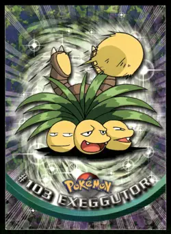 Pokemon Cards Exeggutor #103 Topps Trading Cards Series 2 LP *1 - Image 1