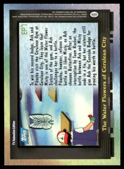Pokemon Cards EP7 The Water Flowers of Cerulean City Topps Series 2 MP *1 - Image 2