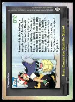 Pokemon Cards EP12 Here Comes the Squirtle Squad Topps Series 2 MP *1 - Image 2