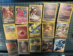 Pokemon TCG Lot Of 33 HOLO CARDS; Ult Rare, VSTAR, VMAX, Promo, etc - Image 1