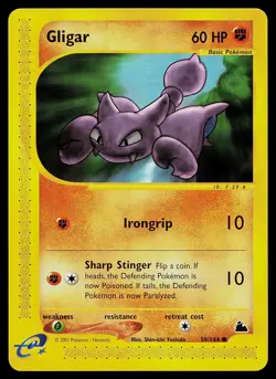 Pokemon Card - Gligar Skyridge 59/144 Common - Image 1