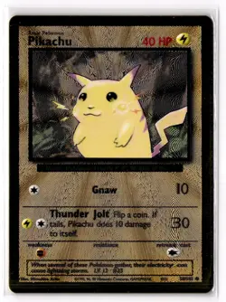 Pikachu - 58/102 (Celebrations Metal Card) 058/102 UPC Promo Holo NM - Image 1