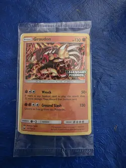 Pokemon Sealed Groudon 81/168 Legendary GameStop Exclusive Promo Card TCG - Image 1