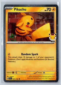 Pikachu (Pokemon Day 2026) Holo Miscellaneous Cards & Products 051/162 NM - Image 1