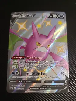 Crobat V - SWSH098 - Pokemon Sword & Shield Promo Ultra Rare Card NM - Image 1
