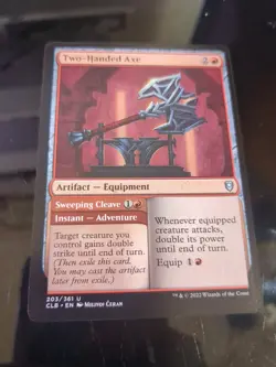 Two-Handed Axe MTG Commander Legends: Battle for Baldur's Gate Regular - Image 1