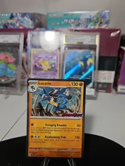 Lucario (Scarlet & Violet Stamp) 114/198 Miscellaneous Promo Cards Pokemon Tcg - Image 2