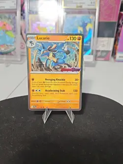 Lucario (Scarlet & Violet Stamp) 114/198 Miscellaneous Promo Cards Pokemon Tcg - Image 3