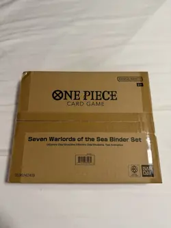 Bandai One Piece Card Game Seven Warlords of the Sea Binder Set English Binder - Image 1