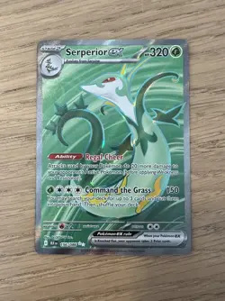 Serperior EX 156/086 Black Bolt Series Ultra Rare Pokemon Card NM/M - Image 1