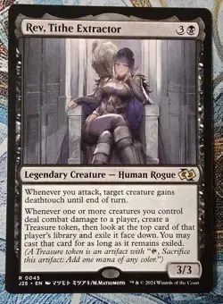 Rev, Tithe Extractor (Anime), Foundations Jumpstart, #45, MTG, MINT++ - Image 1