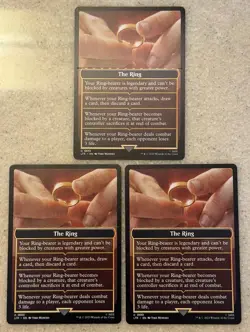 Lot (3) The Ring Helper H 0013 LTR (NM) Lord of the Rings LOTR Magic MTG - Image 1