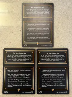 Lot (3) The Ring Helper H 0013 LTR (NM) Lord of the Rings LOTR Magic MTG - Image 2