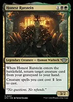 Honest Rutstein (OTJ-207) - uncommon Near Mint - Image 1