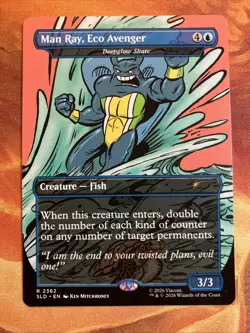 MTG Borderless Man Ray, Eco Avenger - Deepglow Skate TMNT: The Mighty Mutanimals - Image 1