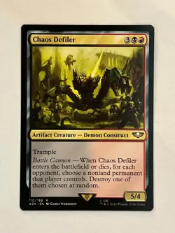 MTG Chaos Defiler 40K 110 Nonfoil R Lightly Played - Image 1