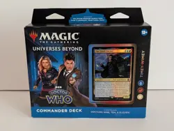 NEW & SEALED! MTG UNIVERSES BEYOND: DOCTOR WHO - TIMEY-WIMEY COMMANDER DECK 195166228815 - Image 1