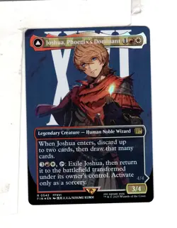 MTG SkeenAB Joshua Phoenix's Dominant BORDERLESS SURGE FOIL from FIN. NM. - Image 1