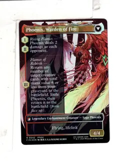 MTG SkeenAB Joshua Phoenix's Dominant BORDERLESS SURGE FOIL from FIN. NM. - Image 2