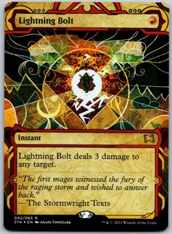 Lightning Bolt Foil R Strixhaven: Mystical Archives 42 NM - Image 1