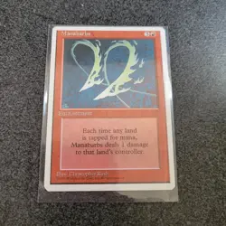 MTG - Manabarbs - Fourth Edition Set (Rare/Enchantment) 1995 - Image 1