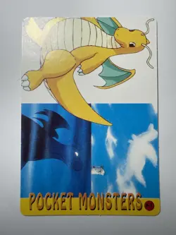 1999 Vintage Pikachu Pokemon Pocket Monsters Vending Prism Sticker #71 Holo - NM - Image 2