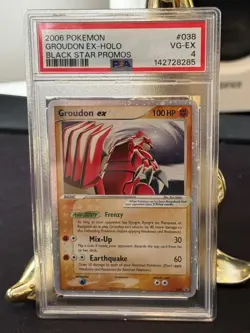 Pokemon Groudon EX Holo Black Star Promo #038 2006 PSA 4 - Image 1