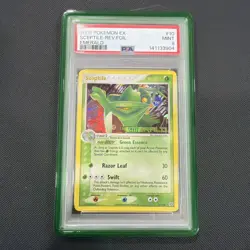 2005 POKEMON EX EMERALD #10 SCEPTILE-REVERSE FOIL PSA 9 *POP69* - Image 1