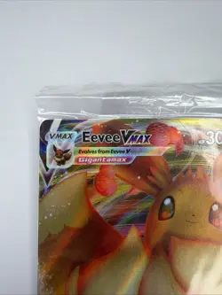 Eevee Vmax Pokemon SWSH087 Shining Fates Black Star Promo, new, factory sealed - Image 3
