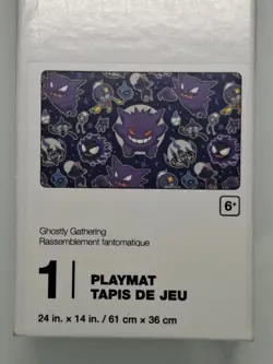 Pokemon Center Ghostly Gathering TCG Playmat Original Gengar Litwick Mismagius - Image 1