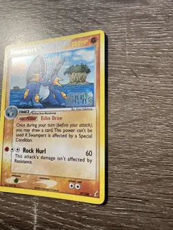 Pokemon Swampert EX TCG Crystal Guardians 27/100 Reverse Holo Rare Stamped - Image 3