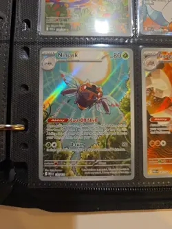 Pokemon TCG Ninjask 137/132 Ultra Rare Mega Evolution Holo Full Art - Image 1